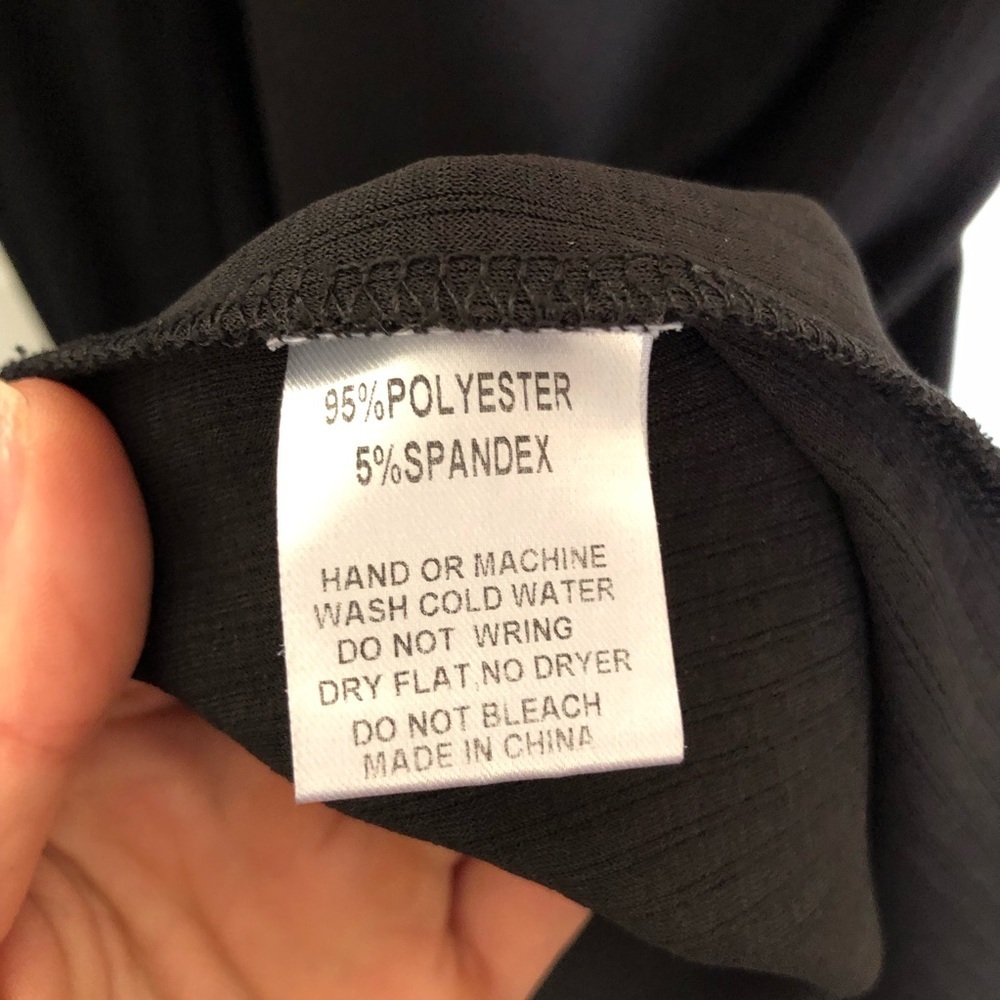Blanc Black Midi Ribbed Jacket Size M - Picture 6 of 9